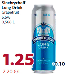 Allahindlus - Sinebrychoff Long Drink