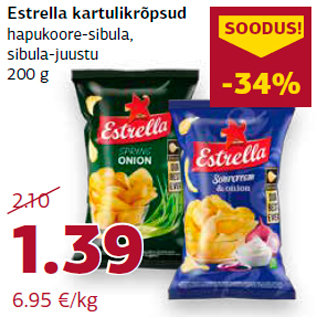 Скидка - Чипсы Estrella
