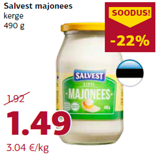 Allahindlus - Salvest majonees