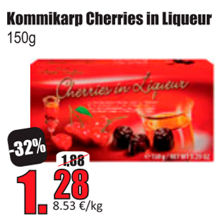 Allahindlus - Kommikarp Cherries in Liqueur 150 g