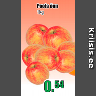 Allahindlus - Poola õun 1 kg