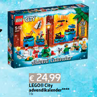Скидка - Календарь Advent LEGO® City **** 1 шт.