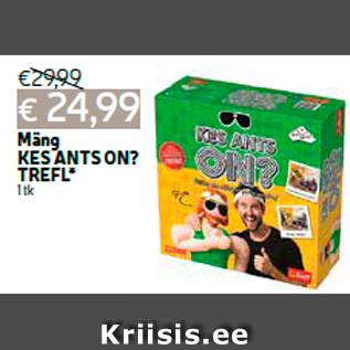 Allahindlus - Mäng KES ANTS ON? TREFL* 1 tk