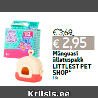 Allahindlus - Mänguasi üllatuspakk LITTLEST PET SHOP* 1 tk