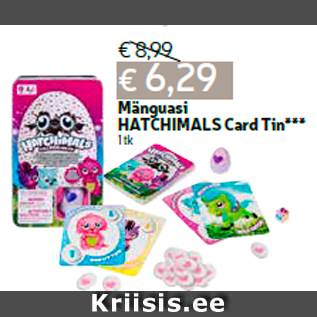Скидка - Игрушка HATCHIMALS Card Tin *** 1 шт.