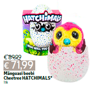 Allahindlus - Mänguasi beebi Cheetree HATCHIMALS* 1 tk