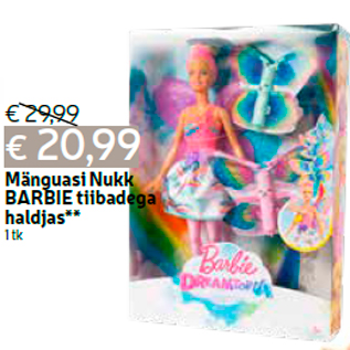 Allahindlus - Mänguasi Nukk BARBIE tiibadega haldjas** 1 tk