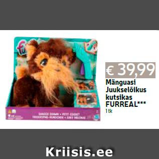 Allahindlus - Mänguasi Juukselõikus kutsikas FURREAL*** 1 tk