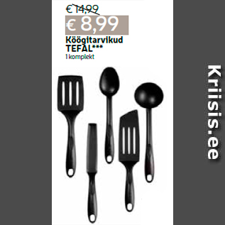Allahindlus - Köögitarvikud TEFAL*** 1 komplekt