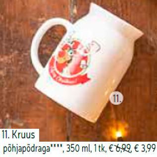 Allahindlus - 11. Kruus põhjapõdraga****, 350 ml