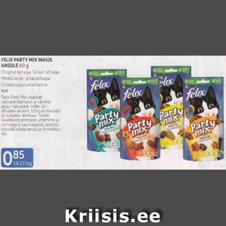 Allahindlus - FELIX PARTY MIX MAIUS KASSILE 60 G