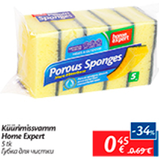 Allahindlus - Küürimissvamm Home Expert 5 tk