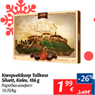 Allahindlus - Kompvekikarp Tallinna Siluett, Kalev, 186 g