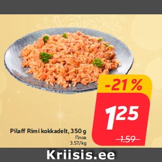 Allahindlus - Pilaff Rimi kokkadelt, 350 g