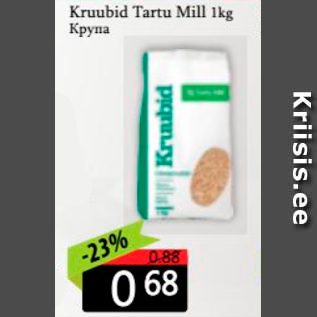 Allahindlus - Kruubid Tartu Mill 1 kg