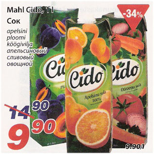 Allahindlus - Mahl Cido, 1 L