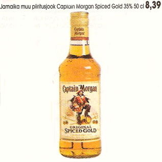 Allahindlus - Jamaika muu piiritusjook Captain Morgan Spiced Gold