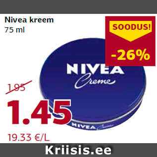 Скидка - Крем Nivea