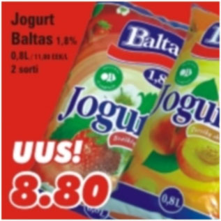 Allahindlus - Jogurt Baltas