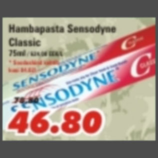 Allahindlus - Hambapasta Sensodyne Classic