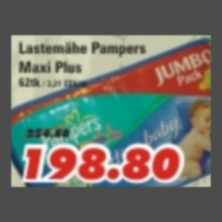 Allahindlus - Lastemähe Pampers Maxi Plus