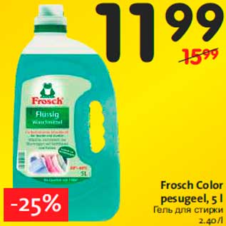 Allahindlus - Frosch Color pesugeel, 5 l