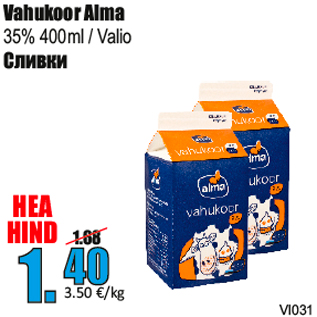 Allahindlus - Vahukoor Alma