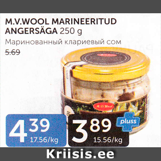 Allahindlus - M.V.WOOL MARINEERITUD ANGERAÄGA 250 g