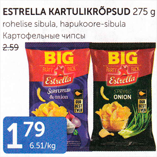 Allahindlus - ESRTELLA KARTULIKRÕPSUD 275 g