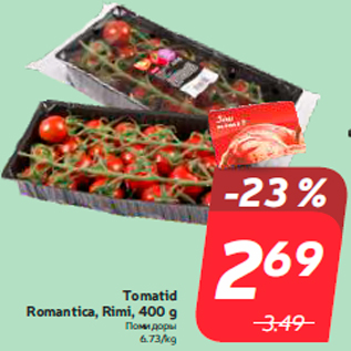 Allahindlus - Tomatid Romantica, Rimi, 400 g