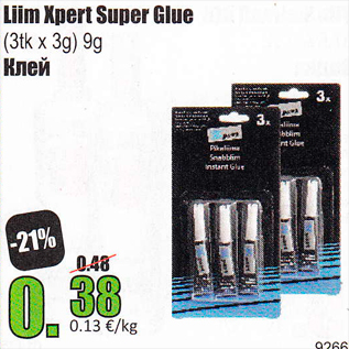 Allahindlus - Liim Xpert Super Glue