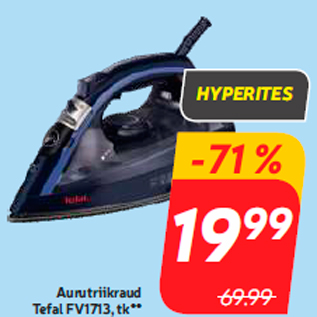 Скидка - Утюг Tefal FV1713, тк **