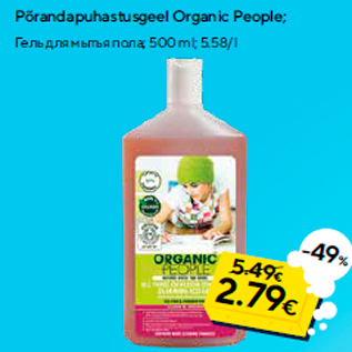 Allahindlus - Põrandapuhastusgeel Organic People; 500 ml