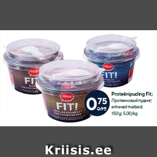 Allahindlus - Proteiinipuding Fit