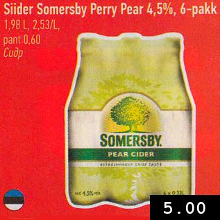 Allahindlus - Siider Somersby Perry Pear