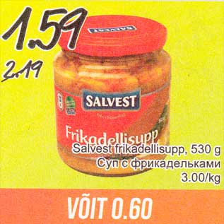 Allahindlus - Salvest frikadellisupp, 530 g