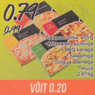 Allahindlus - Virtuosso pitsa, 275 g