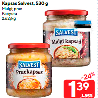 Allahindlus - Kapsas Salvest, 530 g