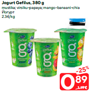 Allahindlus - Jogurt Gefilus, 380 g