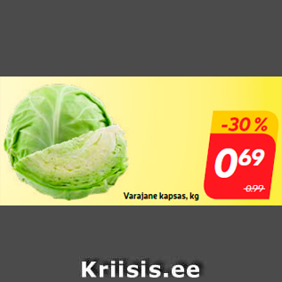 Скидка - Капуста ранняя, кг