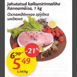 Скидка - Охлаждённая грудка uндюка