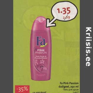 Allahindlus - Fa Pink Passion dušigeel,