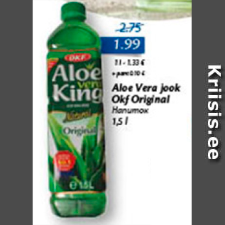 Allahindlus - Aloe Vera jook Okf Original 1,5 l
