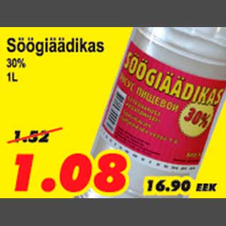 Allahindlus - Söögiäädikas