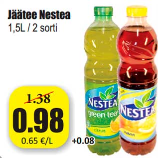 Allahindlus - Jäätee Nestea