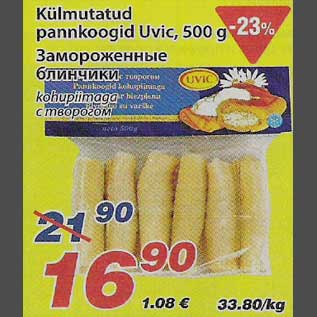 Allahindlus - Külmutatud pannkoogid Uvic
