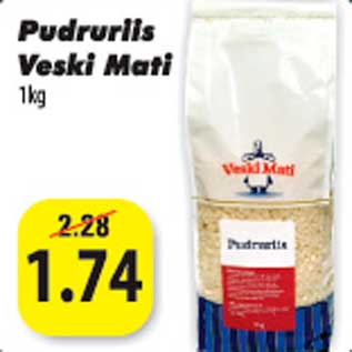 Скидка - Рисовая каша Veski Mati