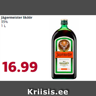 Allahindlus - Jägermeister liköör