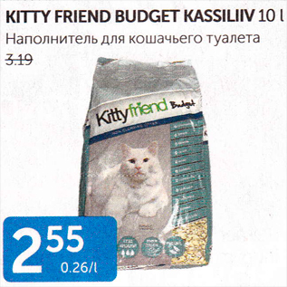 Allahindlus - KITTY FRIEND BUDGET KASSILIIV 10 L