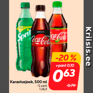 Allahindlus - Karastusjook, 500 ml